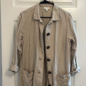 J Jill Linen Duster